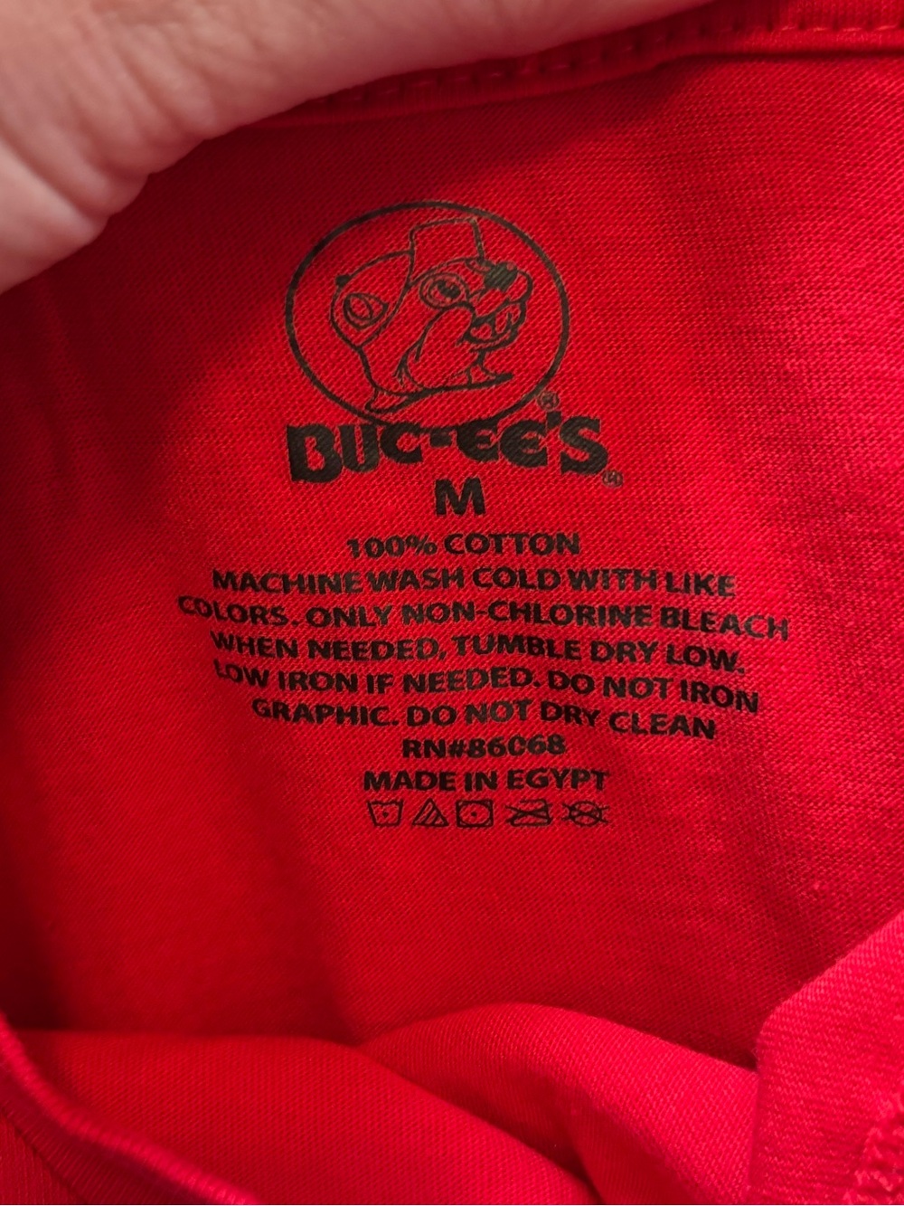 Buc-ee’s Authentic Cropped Logo Tee sz M - Picture 3 of 3